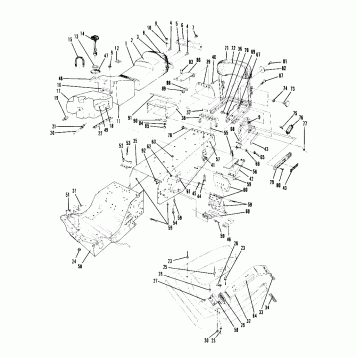 CHASSIS AND SEAT All Norwegian Indy Models (4914521452005A)
