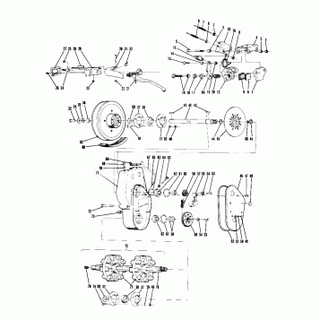 BRAKE AND CHAINCASE All Swedish Indy Models (4914521452011A)