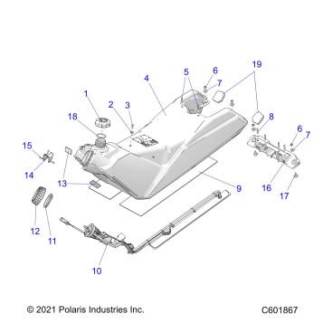 FUEL SYSTEM, FUEL TANK ASM. - S23TKV6RS (C601867)