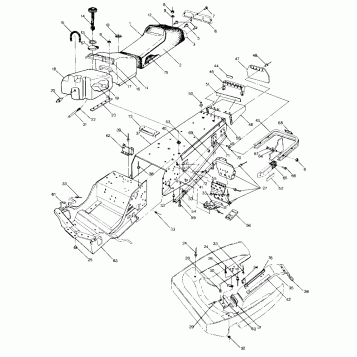 CHASSIS AND SEAT 400 and 650 (4915411541001A)