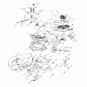 ENGINE MOUNTING 500 and 500 Classic Updated 10/88 (4915411541021A)