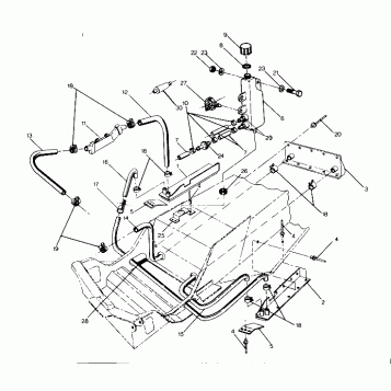 COOLING SYSTEM 650 Updated 10/88 (4915411541027A)