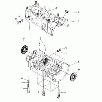 CRANKCASE   400 (4915411541031A)