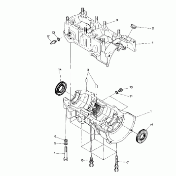 CRANKCASE 500 and 500 Classic (4915411541032A)