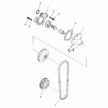 WATER PUMP 400 (4915411541046A)