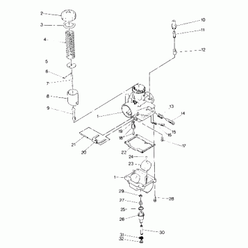 CARBURETOR 400 (4915411541055A)