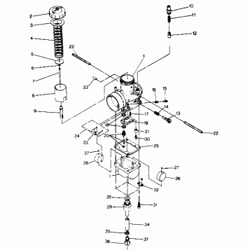 CARBURETOR 500 and 500 Classic (4915411541056A)