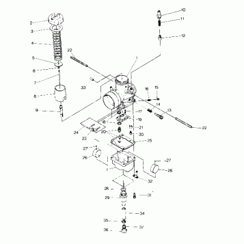 CARBURETOR    650 (4915411541057A)