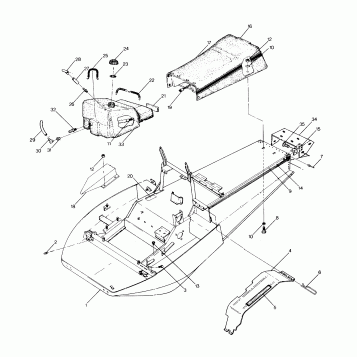 CHASSIS and SEAT - 0891549 (4915421542A003)