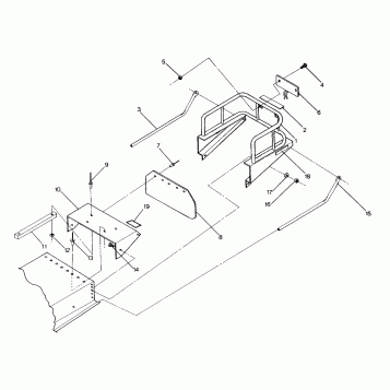 TUNNEL EXTENSION RACK  - 0891027 (4915421542A009)