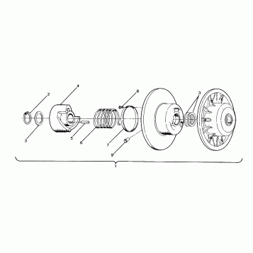 DRIVEN CLUTCH - 0891549 (4915421542B006)