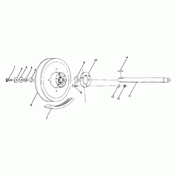 JACKSHAFT ASSEMBLY - 0891549 (4915421542C005)