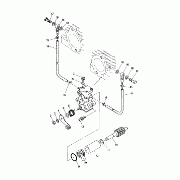 OIL PUMP - 0891549 (4915421542C012)