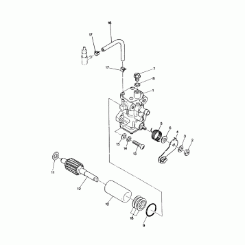 OIL PUMP - 0891027 (4915421542C013)