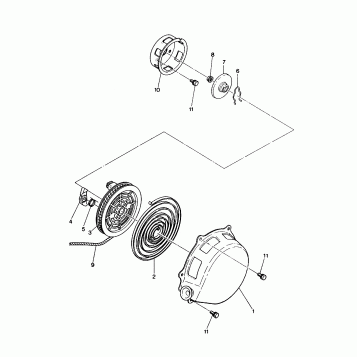 RECOIL STARTER - 0891027 (4915421542D003)