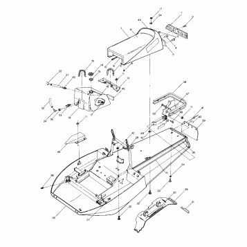 CHASSIS AND SEAT Star and Sprint E/S (4915431543001A)