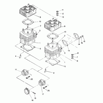CYLINDER  Sprint E/S (4915431543023A)