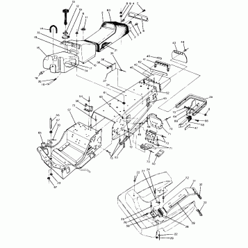 CHASSIS AND SEAT Trail (4915441544001A)