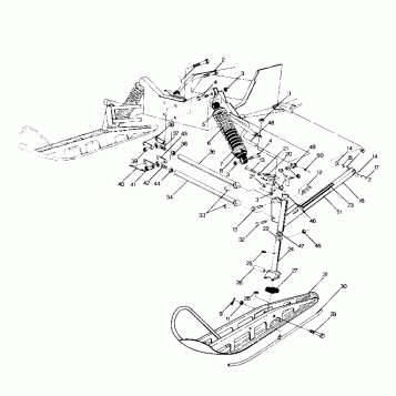 FRONT SUSPENSION AND SKI Trail (4915441544009A)