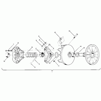 DRIVE CLUTCH Trail (4915441544019A)