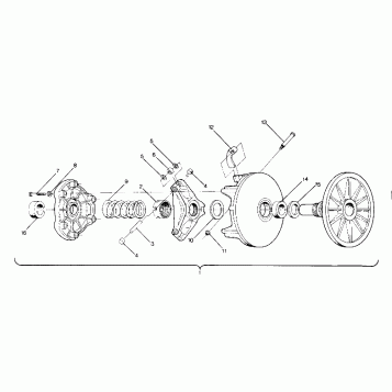 DRIVE CLUTCH Sport and Sport GT (4915451545019A)