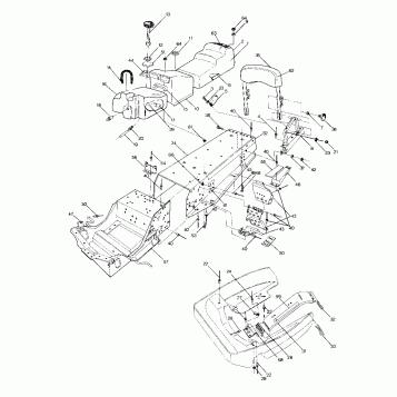 CHASSIS AND SEAT Supertrak Updated 10/88 (4915871587001A)