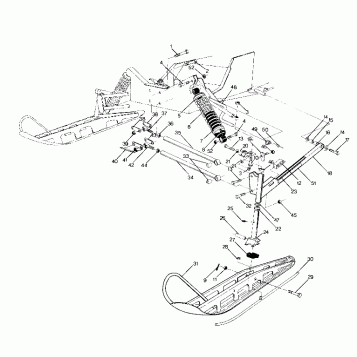 FRONT SUSPENSION AND SKI Supertrak (4915871587007A)