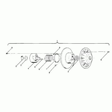DRIVEN CLUTCH Supertrak (4915871587018A)