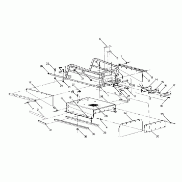 RACK AND TUNNEL EXTENSION Supertrak Updated 10/88 (4915871587019A)