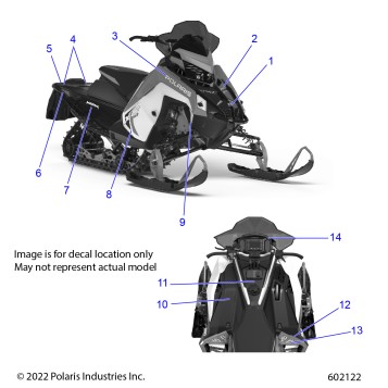 BODY, DECAL, BLACK SIDE PANEL W/ BLACK ACCENT - S23TDP6RS (602122)