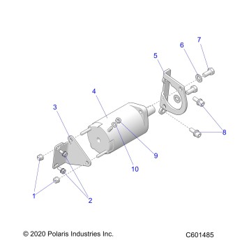 ENGINE, STARTER MOTOR - S22CED5TSL/TSU (C601485)