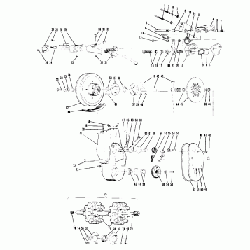 BRAKE AND CHAINCASE All Swedish Indy Models (4916051605005A)