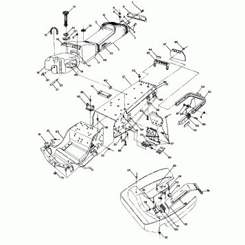CHASSIS AND SEAT 400 (4916781678001A)