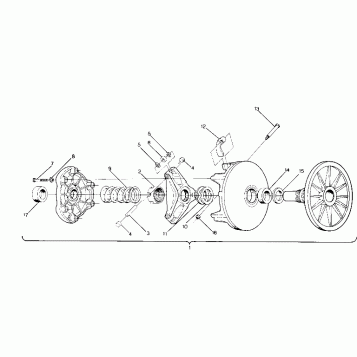 DRIVE CLUTCH 400 (4916781678012A)