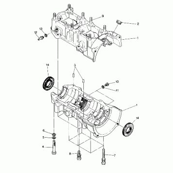 CRANKCASE  400 (4916781678023A)