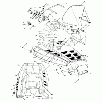 HOOD 500 and 500 Classic Updated 2/90 (4916791679003A)