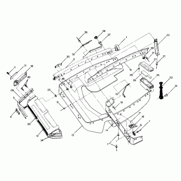 NOSE PAN 500 and 500 Classic Updated 2/90 (4916791679005A)