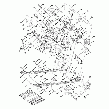 SUSPENSION 500 and 500 Classic Updated 2/90 (4916791679015A)