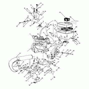 ENGINE MOUNTING 500 and 500 Classic Updated 2/90 (4916791679017A)