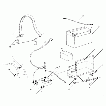 ELECTRIC START COMPONENTS 500 Classic (4916791679020A)