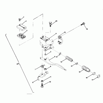 MASTER CYLINDER ASSEMBLY  500 and 500 Classic Updated 2/90 (4916791679021A)