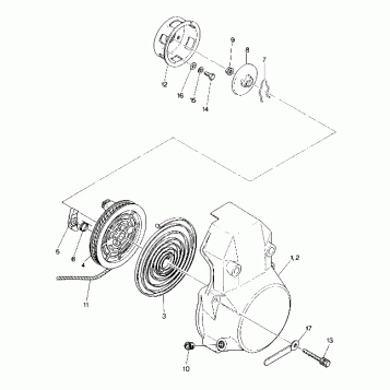 RECOIL STARTER 500 and 500 Classic (4916791679027A)