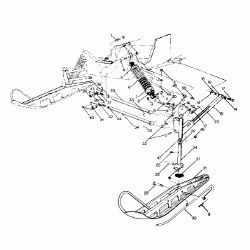 FRONT SUSPENSION AND SKI 650 (4916801680007A)