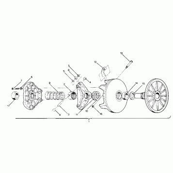 DRIVE CLUTCH 650 (4916801680012A)