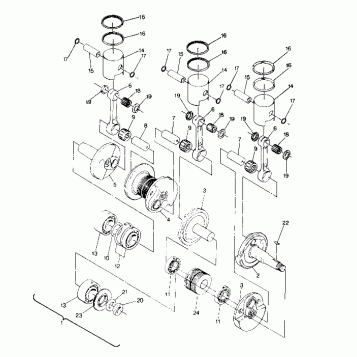 PISTON AND CRANKSHAFT 650 (4916801680025A)