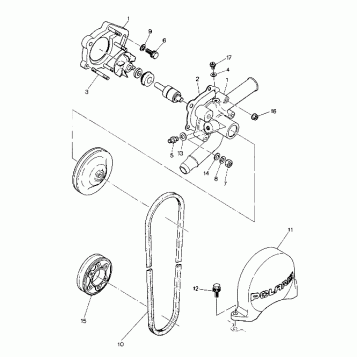 WATER PUMP 650 (4916801680028A)