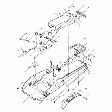 CHASSIS AND SEAT Star and Sprint ES Updated 2/90 (4916811681001A)
