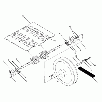 DRIVE TRAIN Star, Sprint ES and StarTrak Updated 2/90 (4916811681017A)