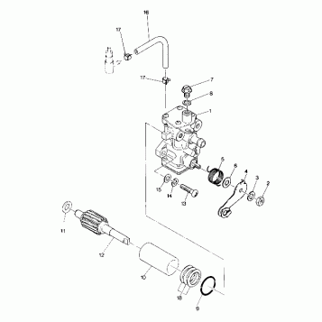 OIL  PUMP Star and StarTrak (4916811681045A)