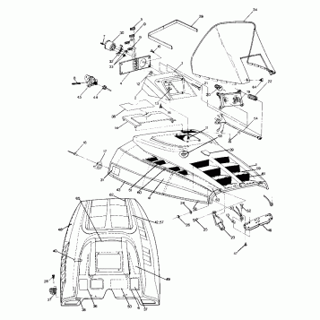HOOD Sport and Sport GT Updated 2/90 (4916821682005A)